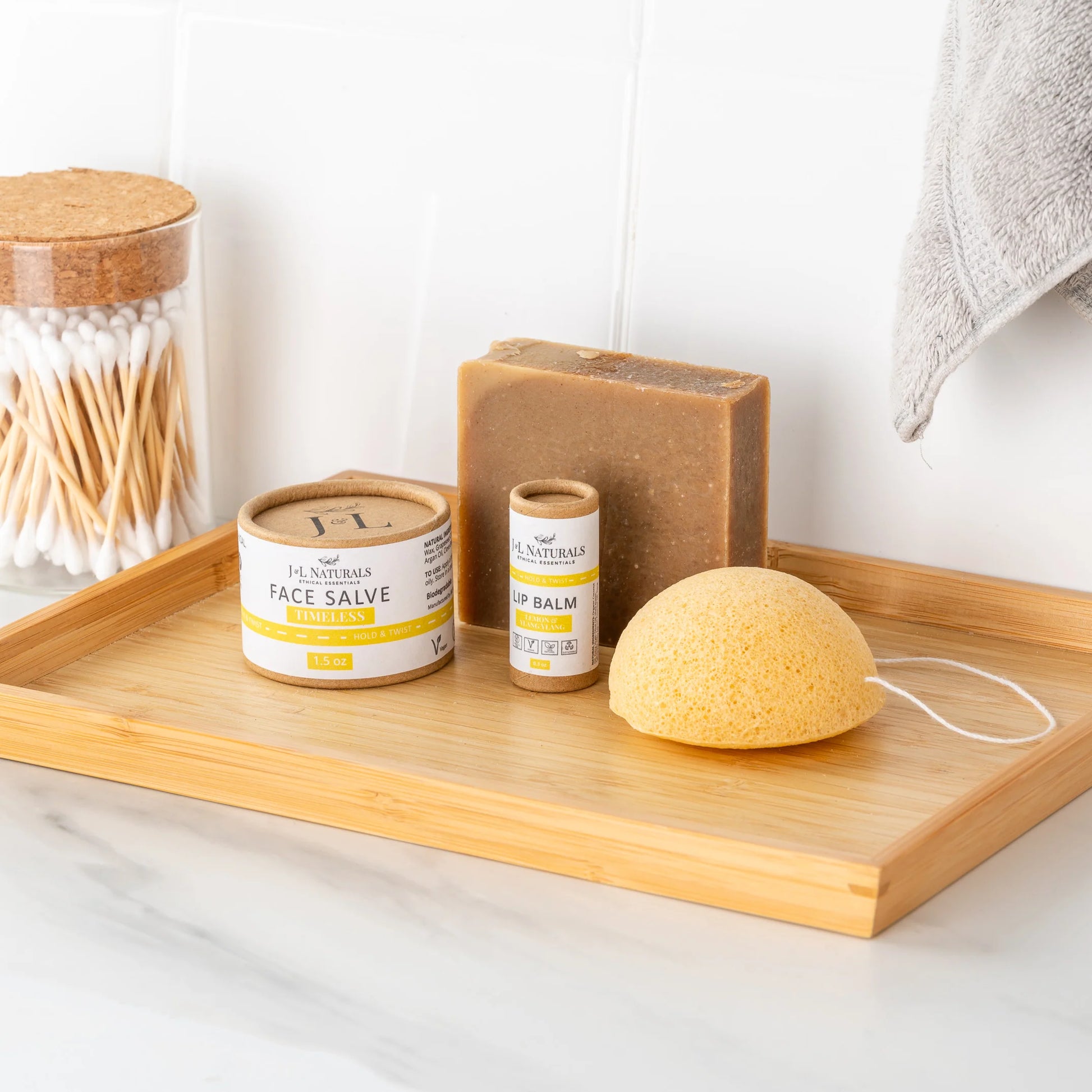 J&L Naturals Essentials Skin Regimen Kit (4-Piece Set)