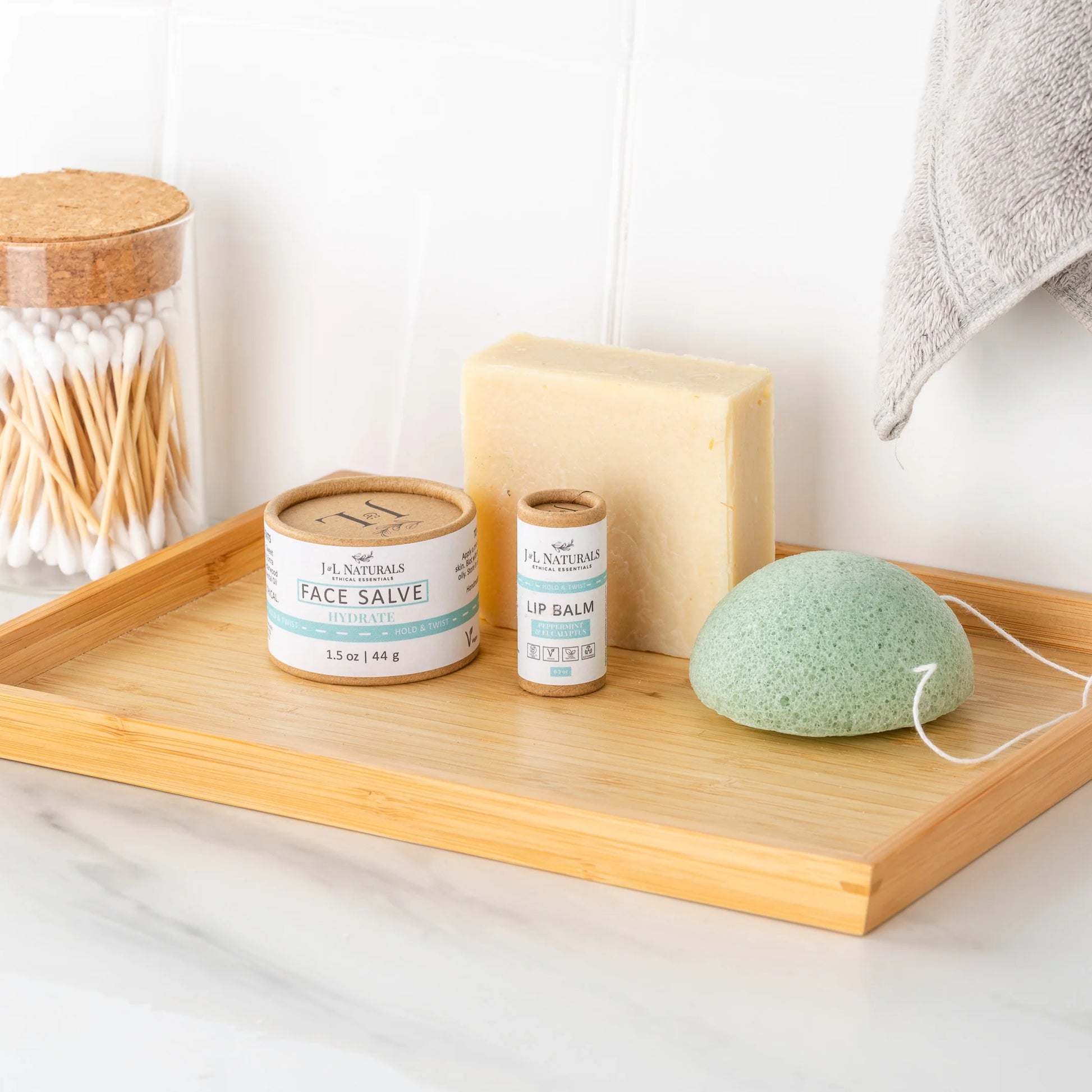 J&L Naturals Essentials Skin Regimen Kit (4-Piece Set)